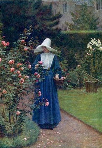 Edmund Blair Leighton The roses' day China oil painting art